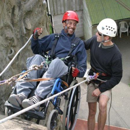 wheelchair-abseil